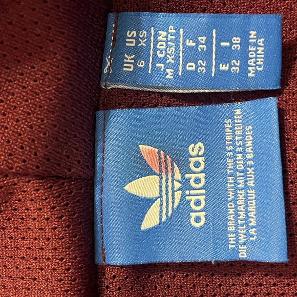 ADIDAS Velour full zip jacket XS - Picture 8 of 9